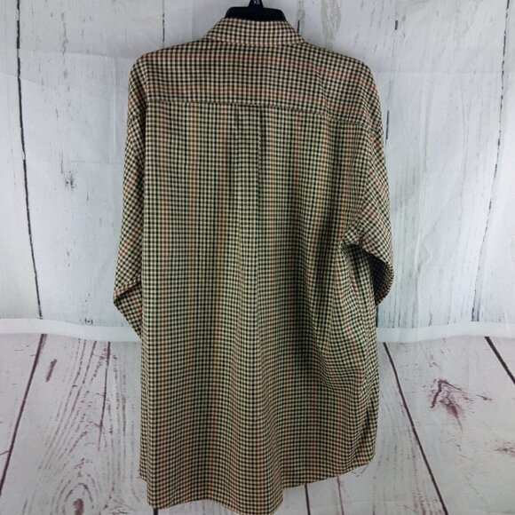 Jos A Bank Traveler's Collection Multicolor Check Men's Long Sleeve Shirt Size L - Picture 9 of 13
